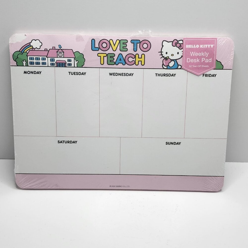 Hello Kitty Teacher's Weekly Planner | Back to School, Teacher Appreciation Gift